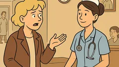 Vic: Ulazi plavuša u bolnicu...