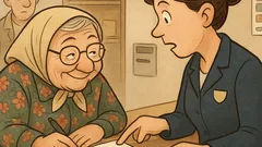 Vic: Došla baka u poštu…