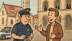 Vic: Zaustavi policajac prolaznika i pita