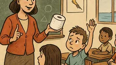 Vic: Učiteljica pita djecu o papiru