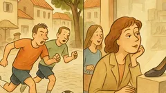 Vic: Kažu muškarci—trčimo i za loptom...