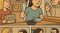 Vic: Plavuša uđe u dućan po TV