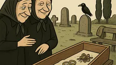 Vic: Dvije žene na groblju...