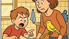 Vic: Mama, mama! Bubašvaba mi je u mlijeku