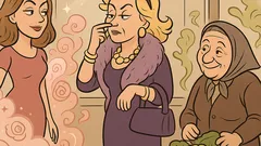 Vic: Ulazi sređena dama u lift...