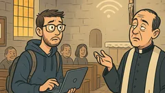 Vic: Programer u crkvi traži Wi‑Fi