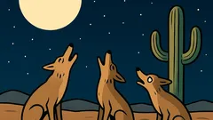 Vic: Zašto kojoti zavijaju noću usred pustinje?