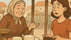 Vic: Dolazi žena kod bakice na tržnicu