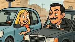 Vic: Sjedi plavuša u autu na semaforu