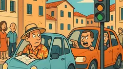 Vic: Turist stane na semaforu—i šok!