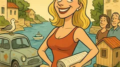 Vic: Plavuša daje oglas u novinama