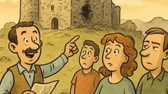 Vic: Turistički vodič pokazuje dvorac i kaže