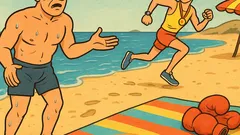 Vic: Boksač ostavi sat na plaži...