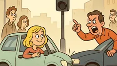 Vic: Na semaforu plavuša udari auto