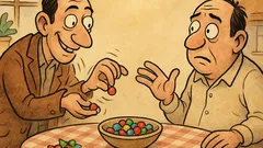 Vic: Sjede dvojica luđaka za stolom…