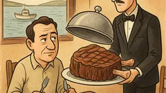 Vic: U restoranu gost upita konobara...