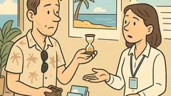 Vic: Uđe muškarac u turističku agenciju...