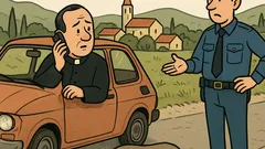 Vic: Svećenik naleti na mrtvog magarca